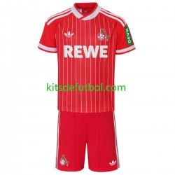Equipación completa Niño FC Köln Camiseta alternativa 2026-2027 Manga Corta