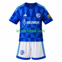 Equipación completa Niño Schalke 04 FC Camiseta de local 2026-2027 Manga Corta