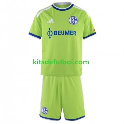 Equipación completa Niño Schalke 04 FC Camiseta alternativa 2026-2027 Manga Corta