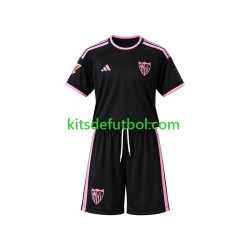 Equipación completa Niño Sevilla FC Camiseta alternativa 2026-2027 Manga Corta