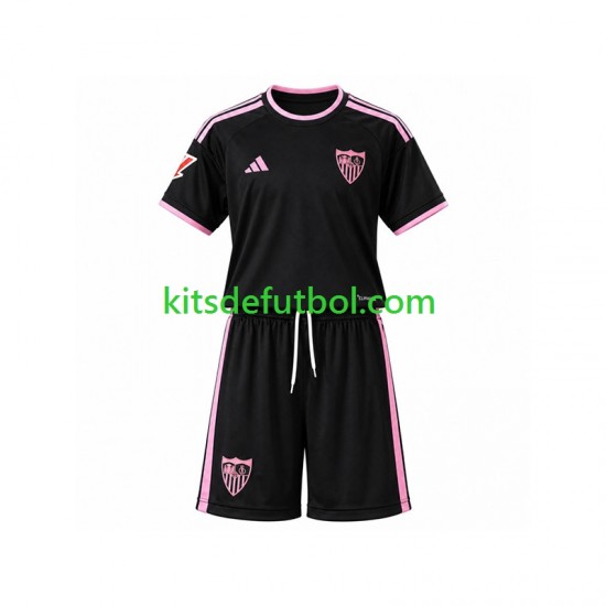 Equipación completa Niño Sevilla FC Camiseta alternativa 2026-2027 Manga Corta