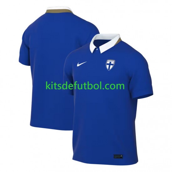 Finlandia 2026 Hombre Camiseta de visitante Manga Corta