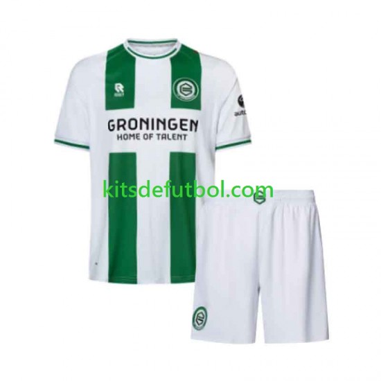 Equipación completa Niño Groningen Camiseta de local 2026-2027 Manga Corta