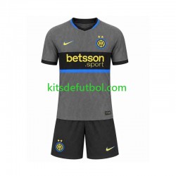 Equipación completa Niño Inter Milan Camiseta alternativa 2026-2027 Manga Corta