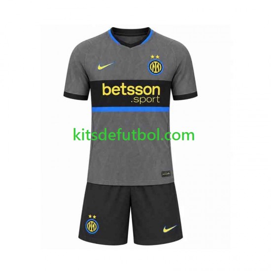 Equipación completa Niño Inter Milan Camiseta alternativa 2026-2027 Manga Corta