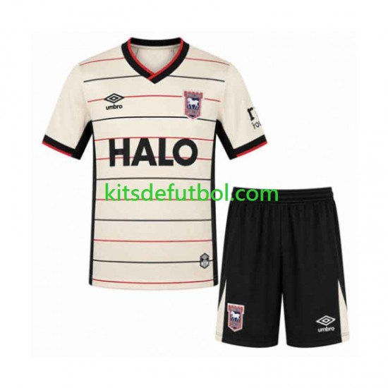 Equipación completa Niño Ipswich Town Camiseta de visitante 2026-2027 Manga Corta