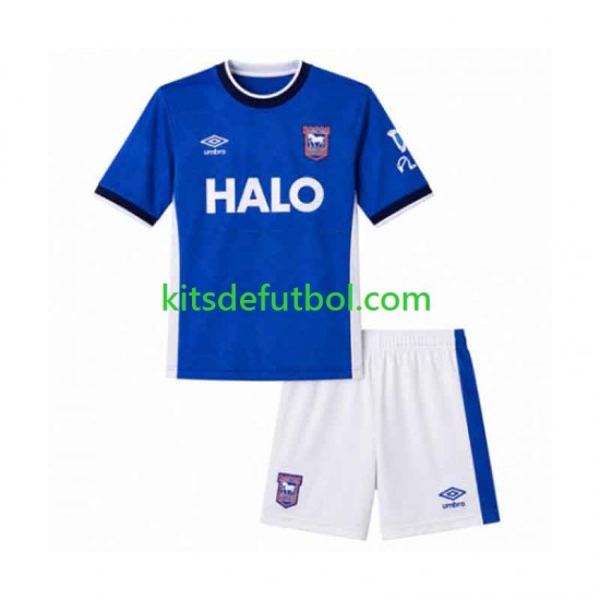 Equipación completa Niño Ipswich Town Camiseta de local 2026-2027 Manga Corta