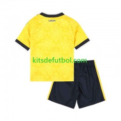 Equipación completa Niño Leeds United Camiseta de visitante 2026-2027 Manga Corta