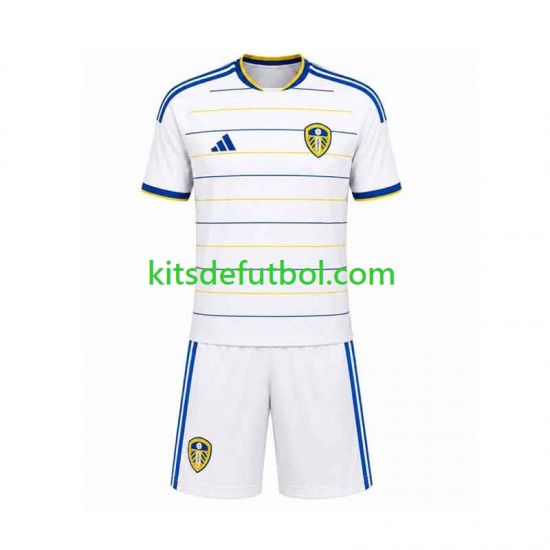 Equipación completa Niño Leeds United Camiseta de local 2026-2027 Manga Corta