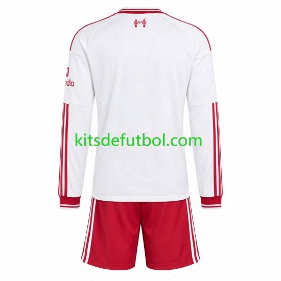 Equipación completa Niño Liverpool Camiseta de visitante 2026-2027 Manga Larga