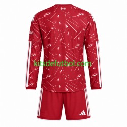 Equipación completa Niño Liverpool Camiseta de local 2026-2027 Manga Larga
