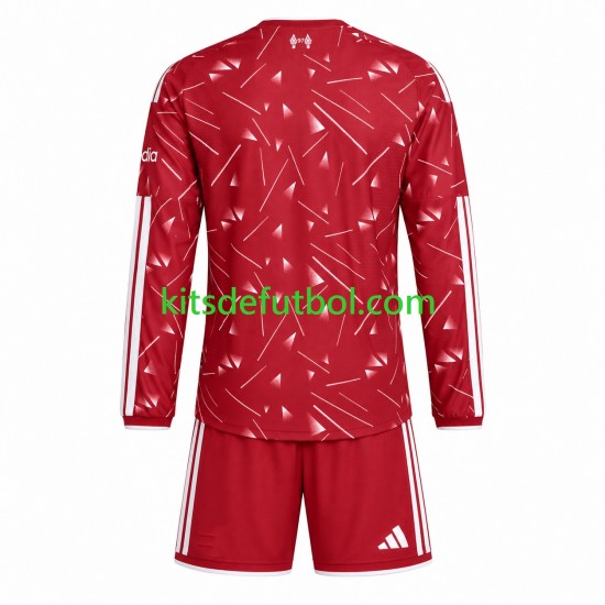 Equipación completa Niño Liverpool Camiseta de local 2026-2027 Manga Larga