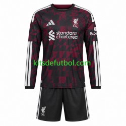 Equipación completa Niño Liverpool Camiseta alternativa 2026-2027 Manga Larga