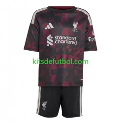 Equipación completa Niño Liverpool Camiseta alternativa 2026-2027 Manga Corta