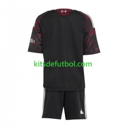 Equipación completa Niño Liverpool Camiseta alternativa 2026-2027 Manga Corta