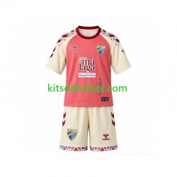Equipación completa Niño Málaga CF Camiseta de visitante 2026-2027 Manga Corta