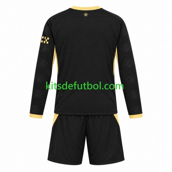 Equipación completa Niño Manchester City Camiseta de visitante 2026-2027 Manga Larga