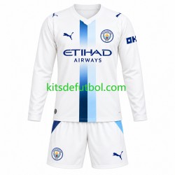 Equipación completa Niño Manchester City Camiseta alternativa 2026-2027 Manga Larga