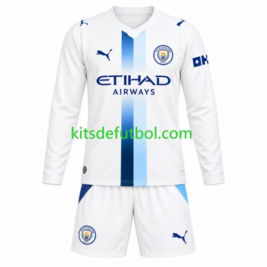 Equipación completa Niño Manchester City Camiseta alternativa 2026-2027 Manga Larga