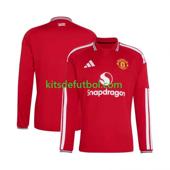 Manchester United Hombre Camiseta de local 2026-2027 Manga Larga