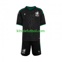 Equipación completa Niño México 2026 Camiseta alternativa Manga Corta