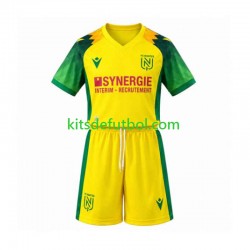 Equipación completa Niño Nantes Camiseta de local 2026-2027 Manga Corta