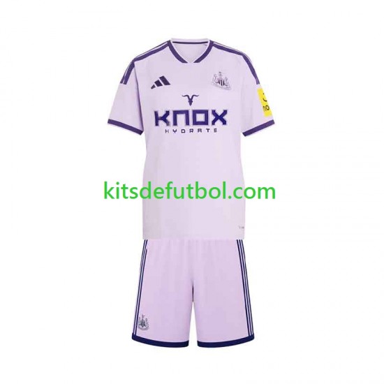 Equipación completa Niño Newcastle United Camiseta alternativa 2026-2027 Manga Corta