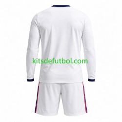 Equipación completa Niño Paris Saint-Germain Camiseta de visitante 2026-2027 Manga Larga