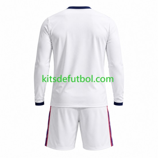 Equipación completa Niño Paris Saint-Germain Camiseta de visitante 2026-2027 Manga Larga