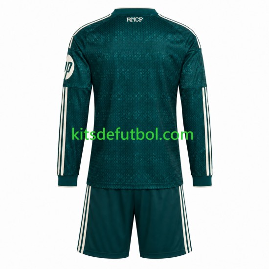 Equipación completa Niño Real Madrid Camiseta de visitante 2026-2027 Manga Larga