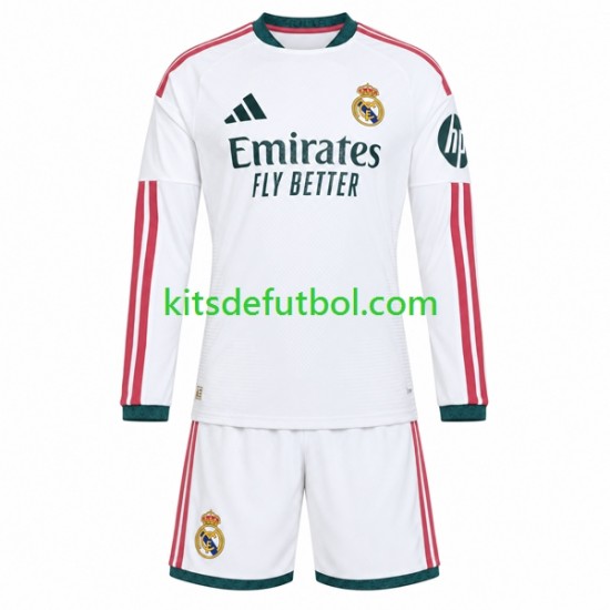 Equipación completa Niño Real Madrid Camiseta de local 2026-2027 Manga Larga