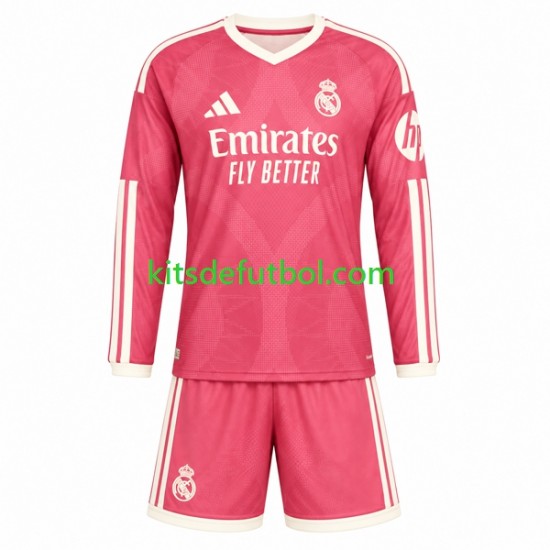 Equipación completa Niño Real Madrid Camiseta alternativa 2026-2027 Manga Larga