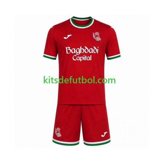 Equipación completa Niño Real Sociedad Camiseta alternativa 2026-2027 Manga Corta