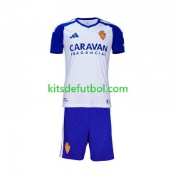 Equipación completa Niño Real Zaragoza Camiseta de local 2026-2027 Manga Corta