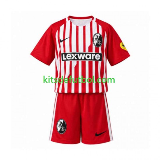 Equipación completa Niño SC Freiburg Camiseta de local 2026-2027 Manga Corta