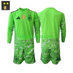 Equipación completa Niño España Portero Camiseta alternativa 2026-2027 Manga Larga