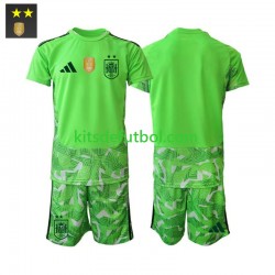 Equipación completa Niño España Portero Camiseta alternativa 2026-2027 Manga Corta