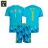 Equipación completa Niño España Portero David Raya 1 Camiseta de local 2026-2027 Manga Corta