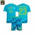 Equipación completa Niño España Portero Unai Simon 23 Camiseta de local 2026-2027 Manga Corta