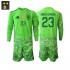 Equipación completa Niño España Portero Unai Simon 23 Camiseta alternativa 2026-2027 Manga Larga