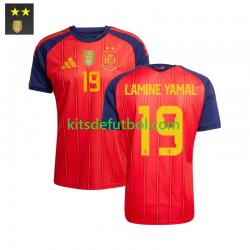 España Lamine Yamal 19 Hombre Camiseta de local 2026-2027 Manga Corta