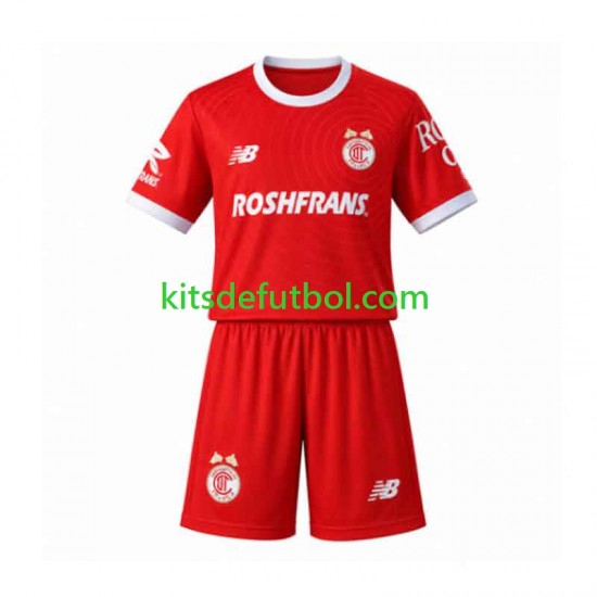 Equipación completa Niño Toluca Camiseta de local 2026-2027 Manga Corta