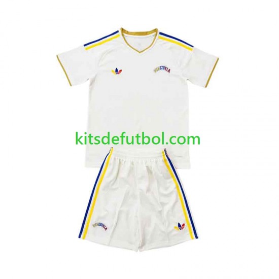 Equipación completa Niño Venezuela 2026 Camiseta de visitante Manga Corta