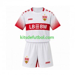 Equipación completa Niño VfB Stuttgart Camiseta de visitante 2026-2027 Manga Corta