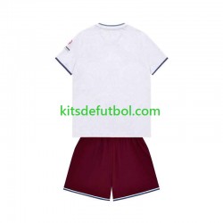 Equipación completa Niño West Ham United Camiseta de visitante 2026-2027 Manga Corta