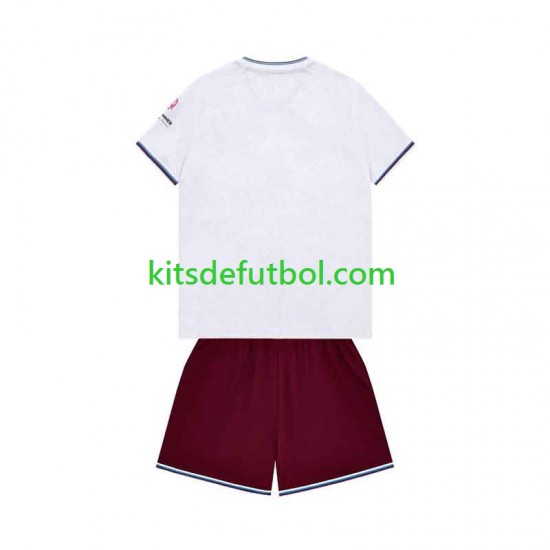 Equipación completa Niño West Ham United Camiseta de visitante 2026-2027 Manga Corta