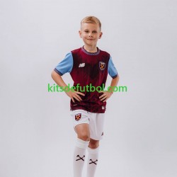 Equipación completa Niño West Ham United Camiseta de local 2026-2027 Manga Corta