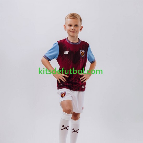 Equipación completa Niño West Ham United Camiseta de local 2026-2027 Manga Corta