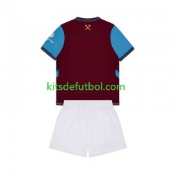 Equipación completa Niño West Ham United Camiseta de local 2026-2027 Manga Corta