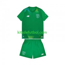 Equipación completa Niño West Ham United Portero Camiseta de local 2026-2027 Manga Corta